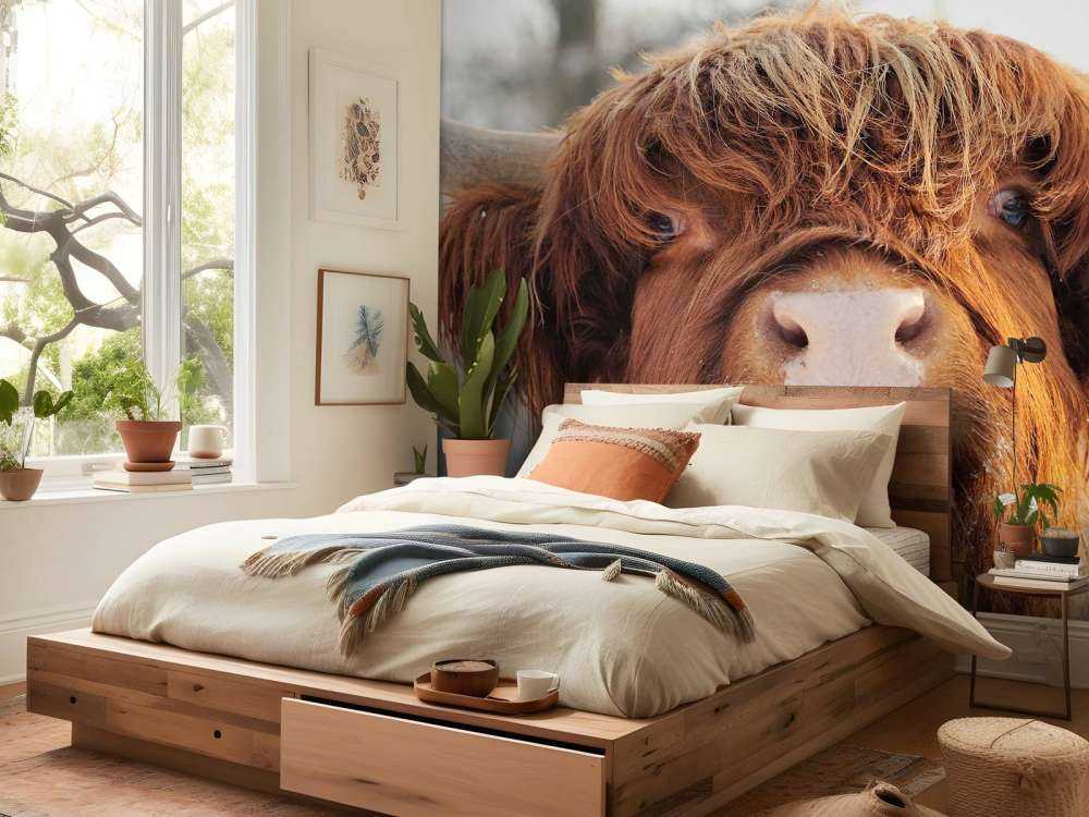 Grappige Portretfoto van Hooglander