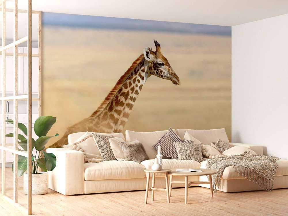 Giraffe in Nationaal Park van Kenia