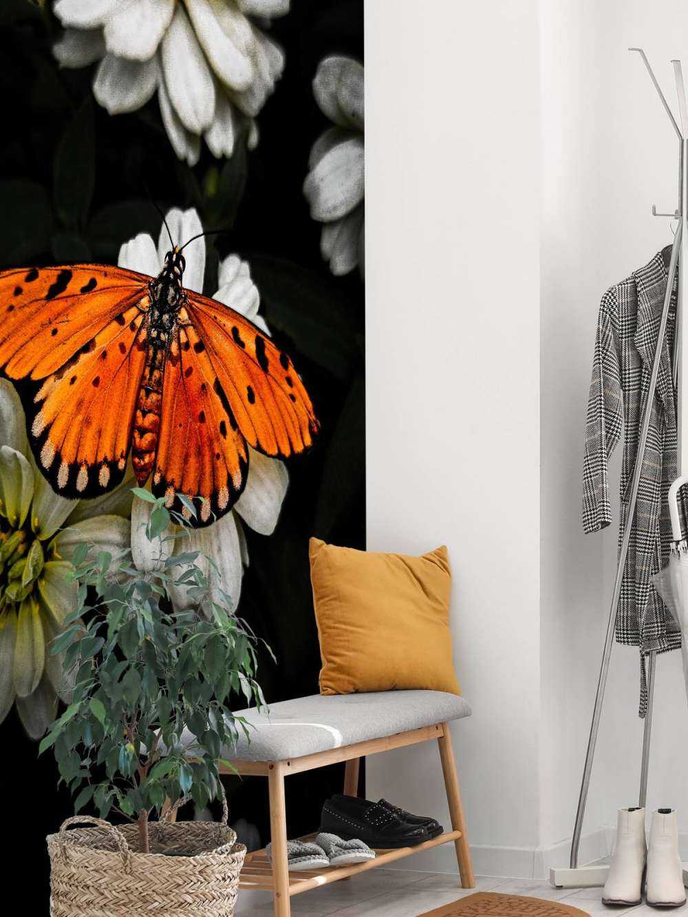 Monarchvlinder op een bloem