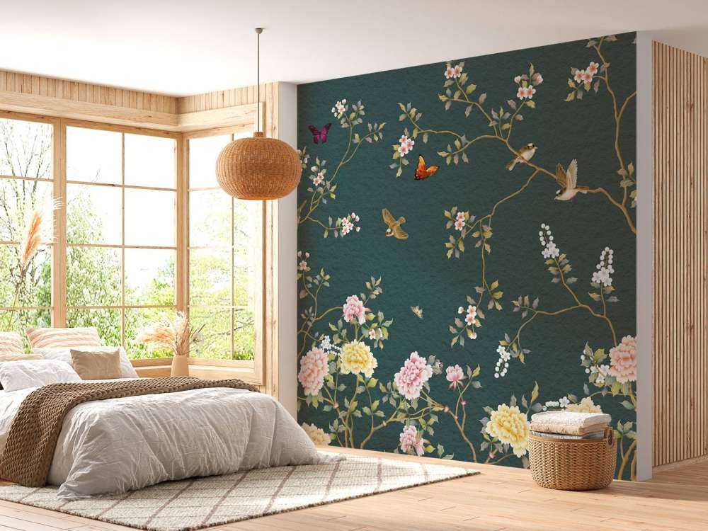 Grote en kleine bloemen