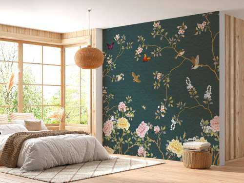 Grote en kleine bloemen