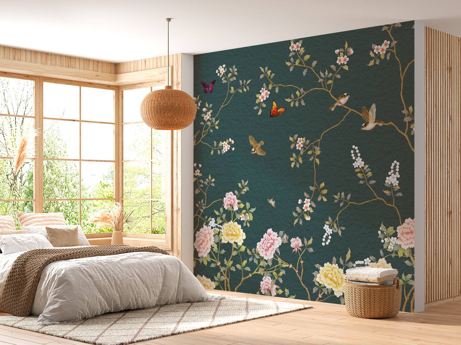 Grote en kleine bloemen