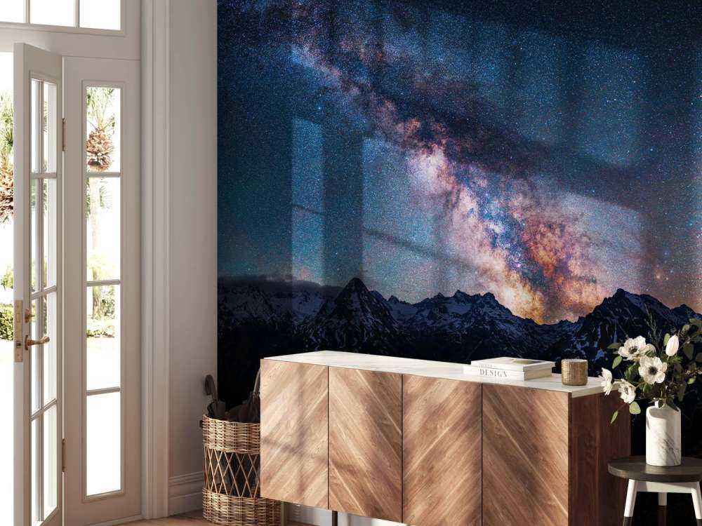 Melkweg boven bergmeer