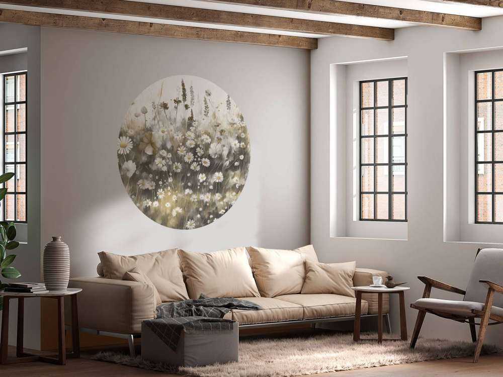 Lush Greenery of Summer Warm Taupe