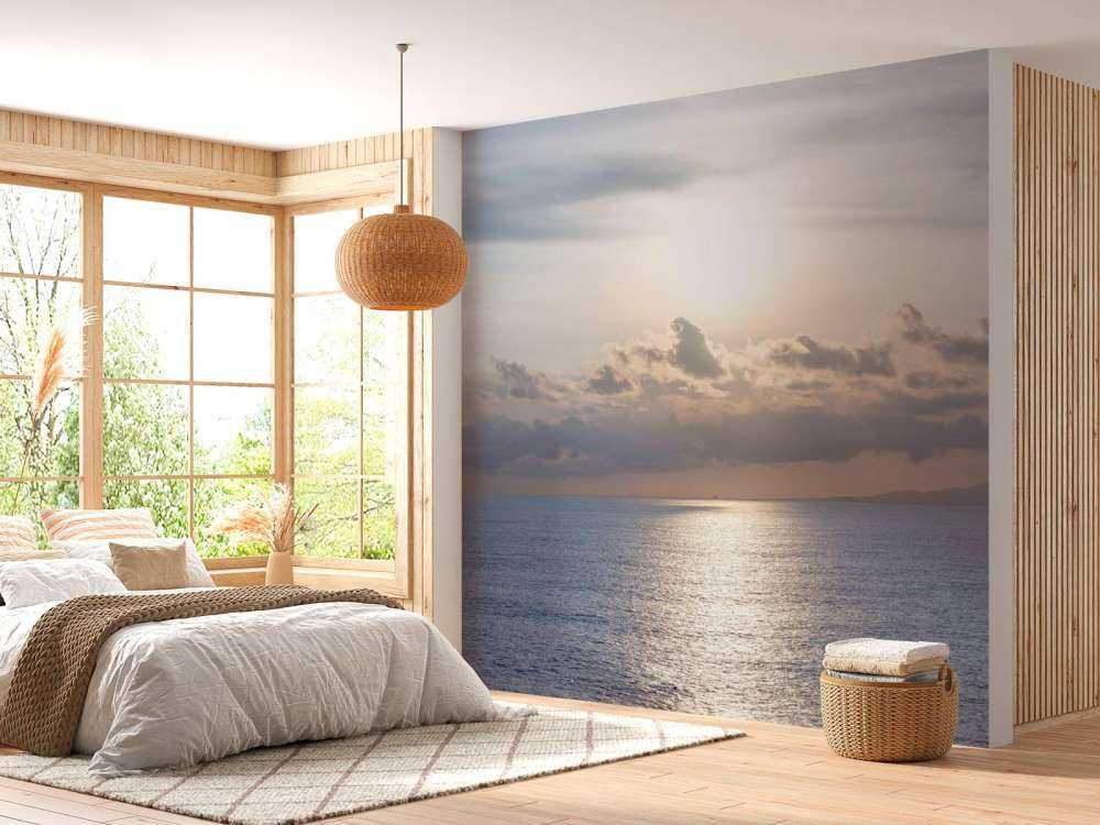 Beautiful sunset sky