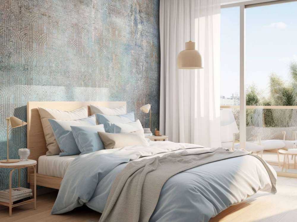 Verweerde art deco patinagloed