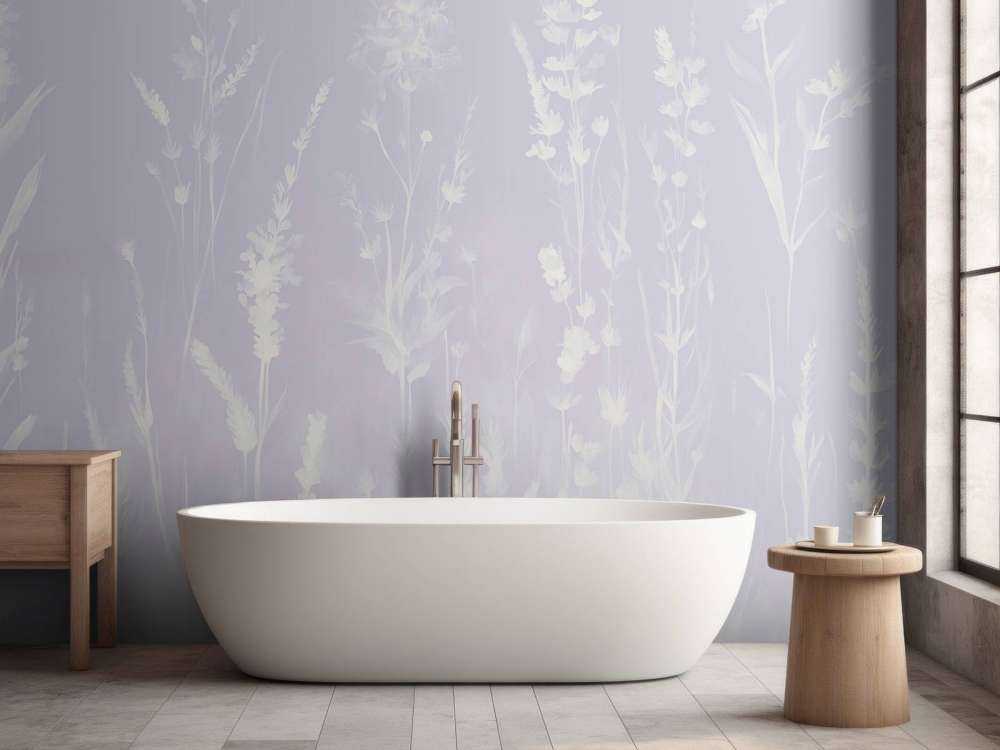 Lavender Glade Seamless Lavender Purple