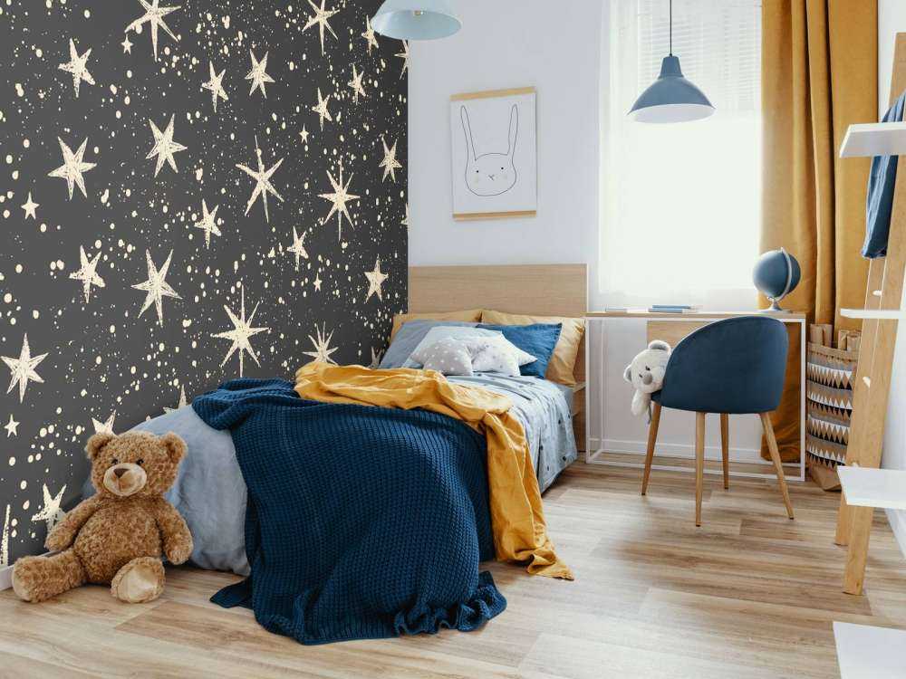 Sprankelende vintage sterrennacht