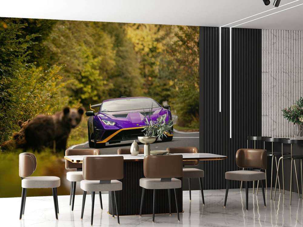 Lamborghini vs. wildernis