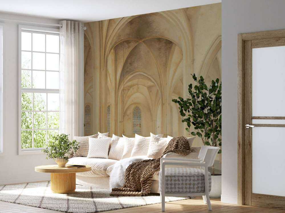 Het interieur van de Cunerakerk in Rhenen