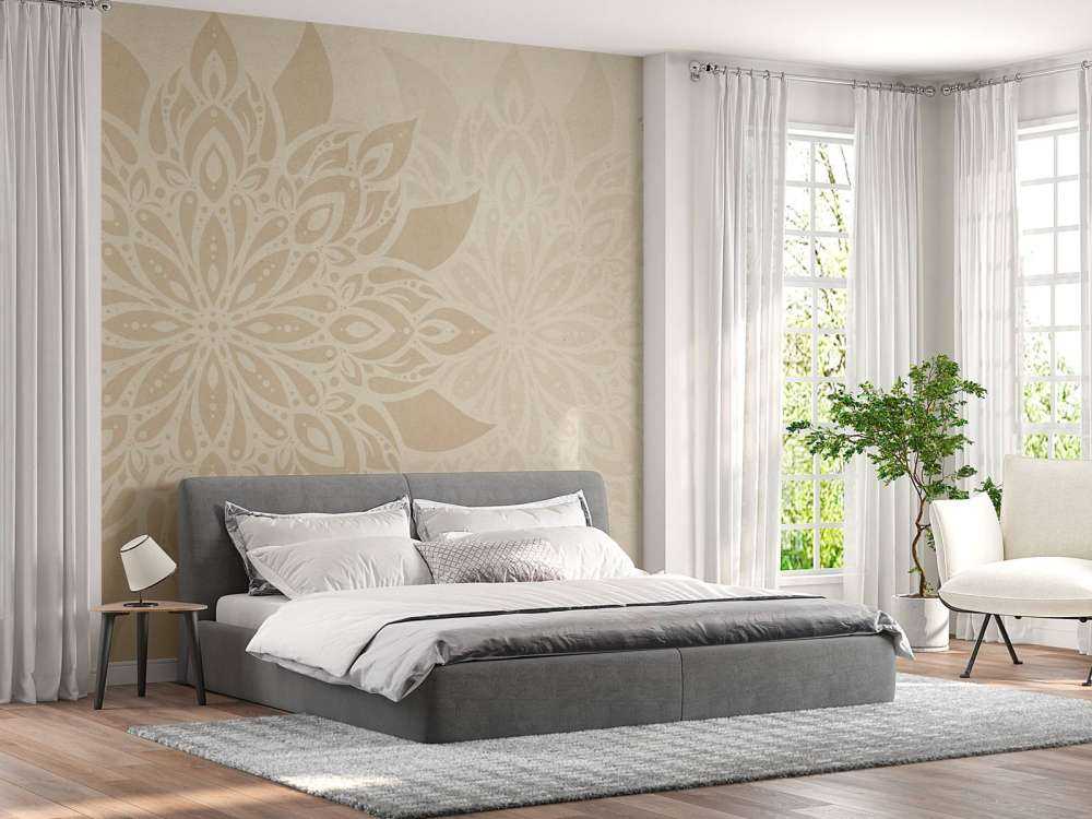 Beige Mandala Dubbel