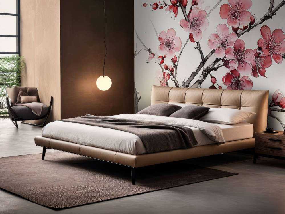 Ink Cherry Blossoms Branches #6