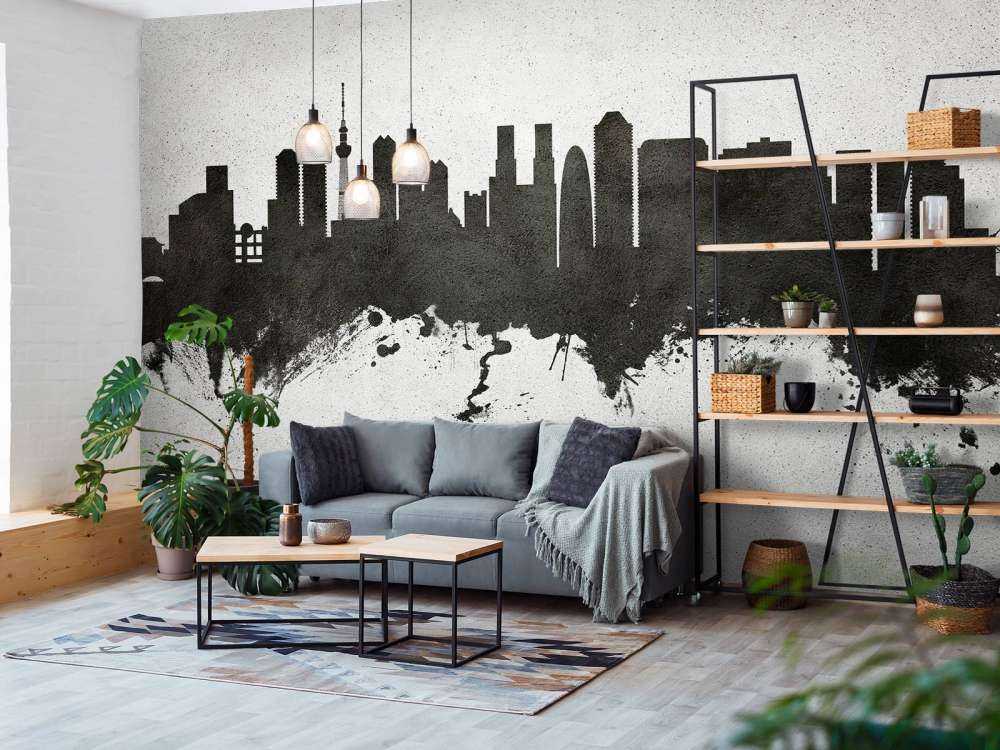 Waterverf skyline, Tokyo