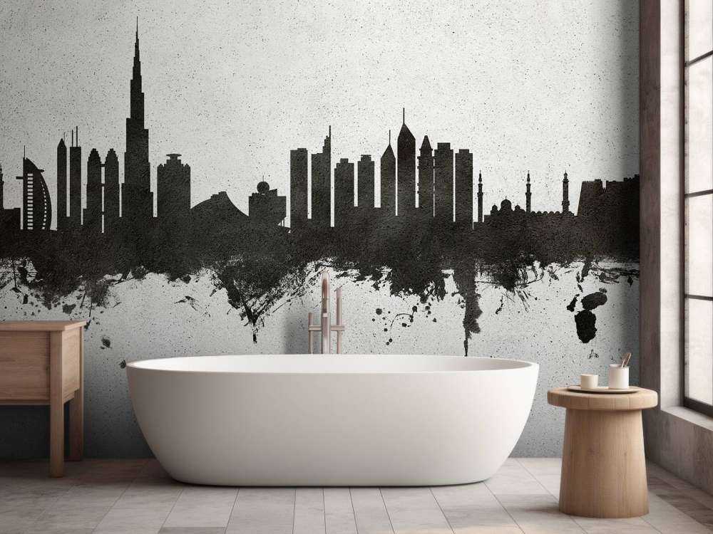 Waterverf skyline, Dubai