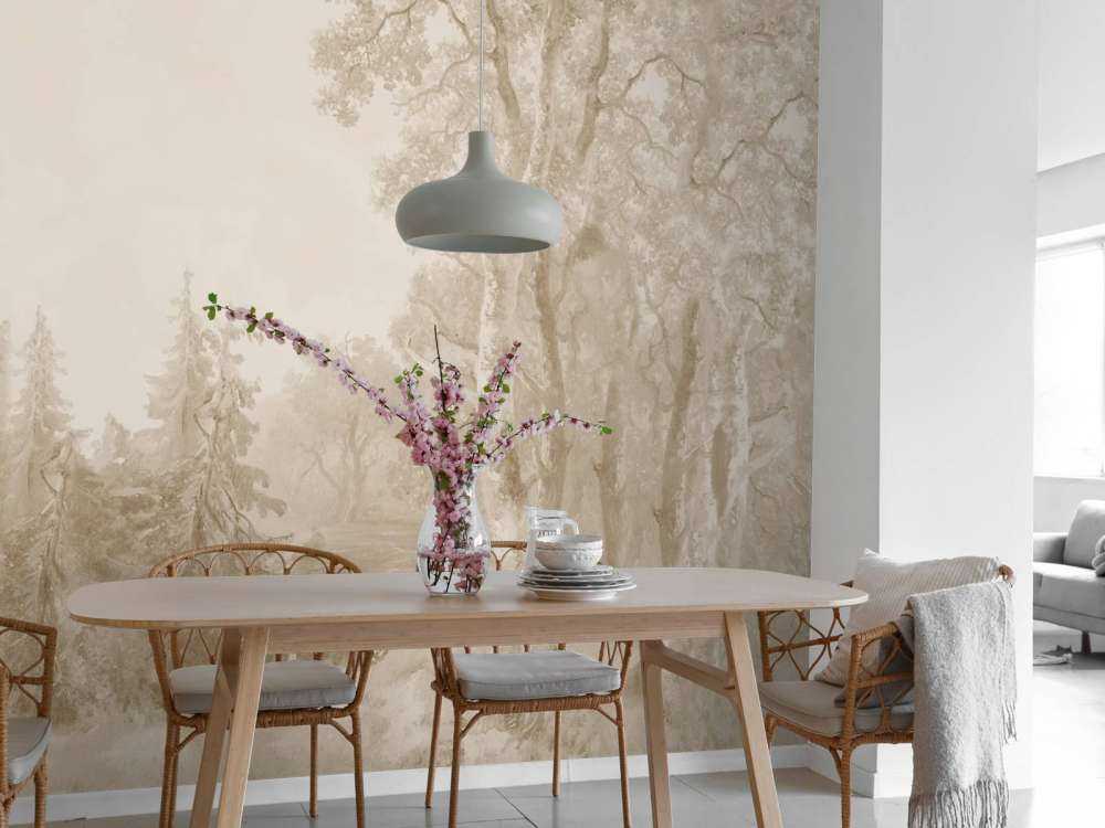 Forest Landscape Beige #2