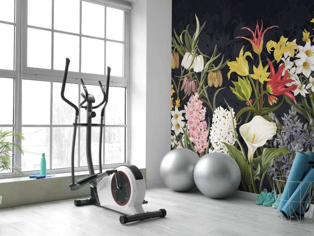 Spring Flowers - Silver Frost Gray