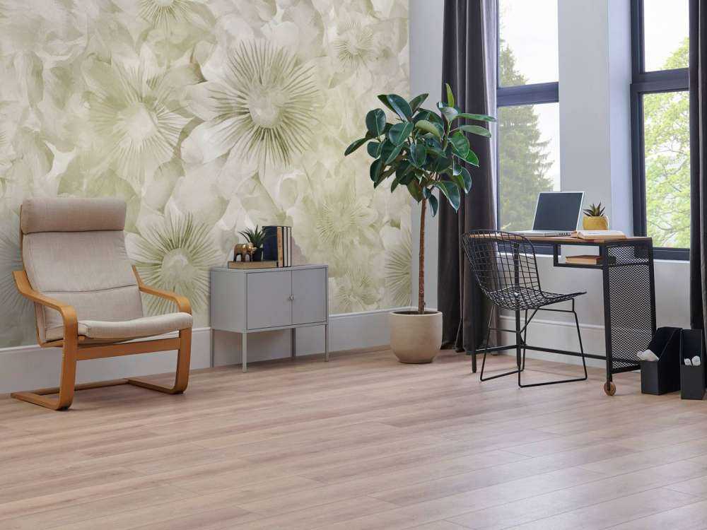 Botanical Watercolor Elegance Warm Sand