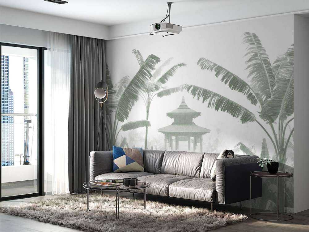 Mistige Tempeltuin, groen