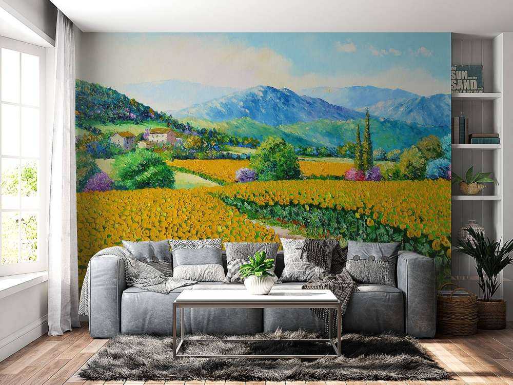 Sunflowers in the valley