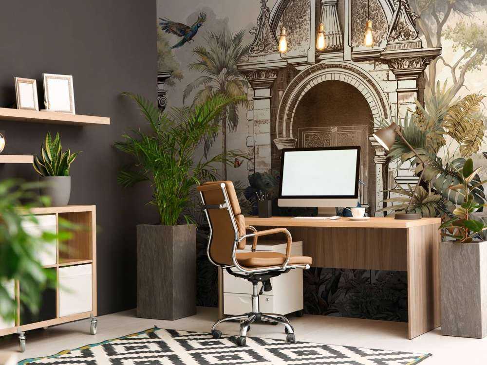 Pauwen in Paradijselijke Hof