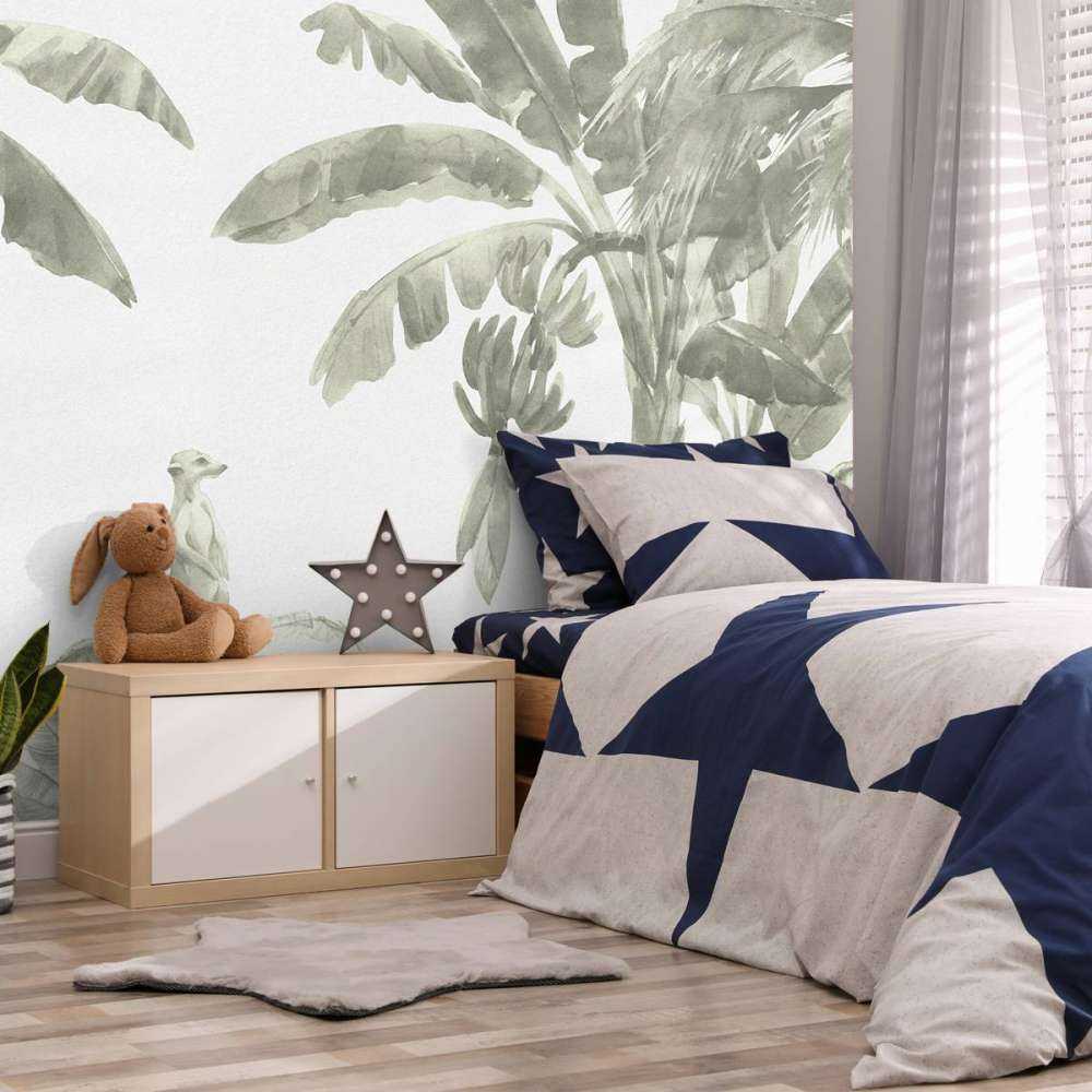 Kleine jungle dieren in groen