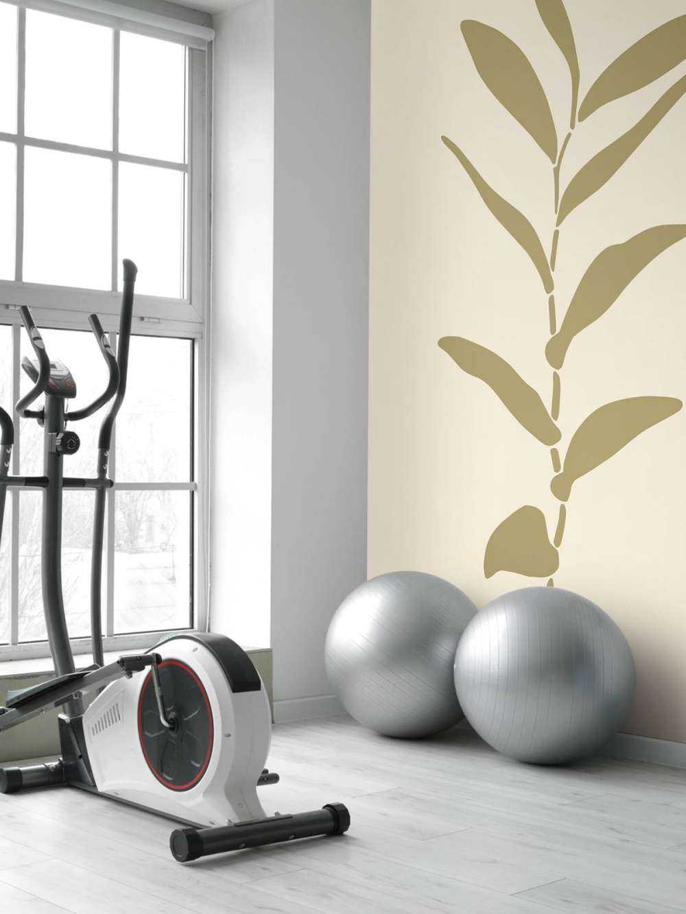 Bruine plant op een licht achtergrond