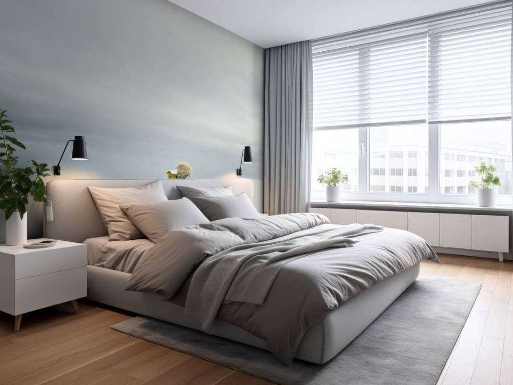 Minimalistisch witte landschap