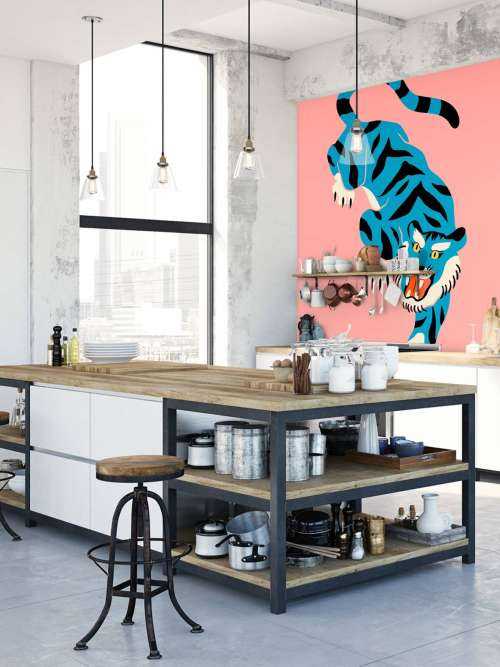 Blauwe tijger