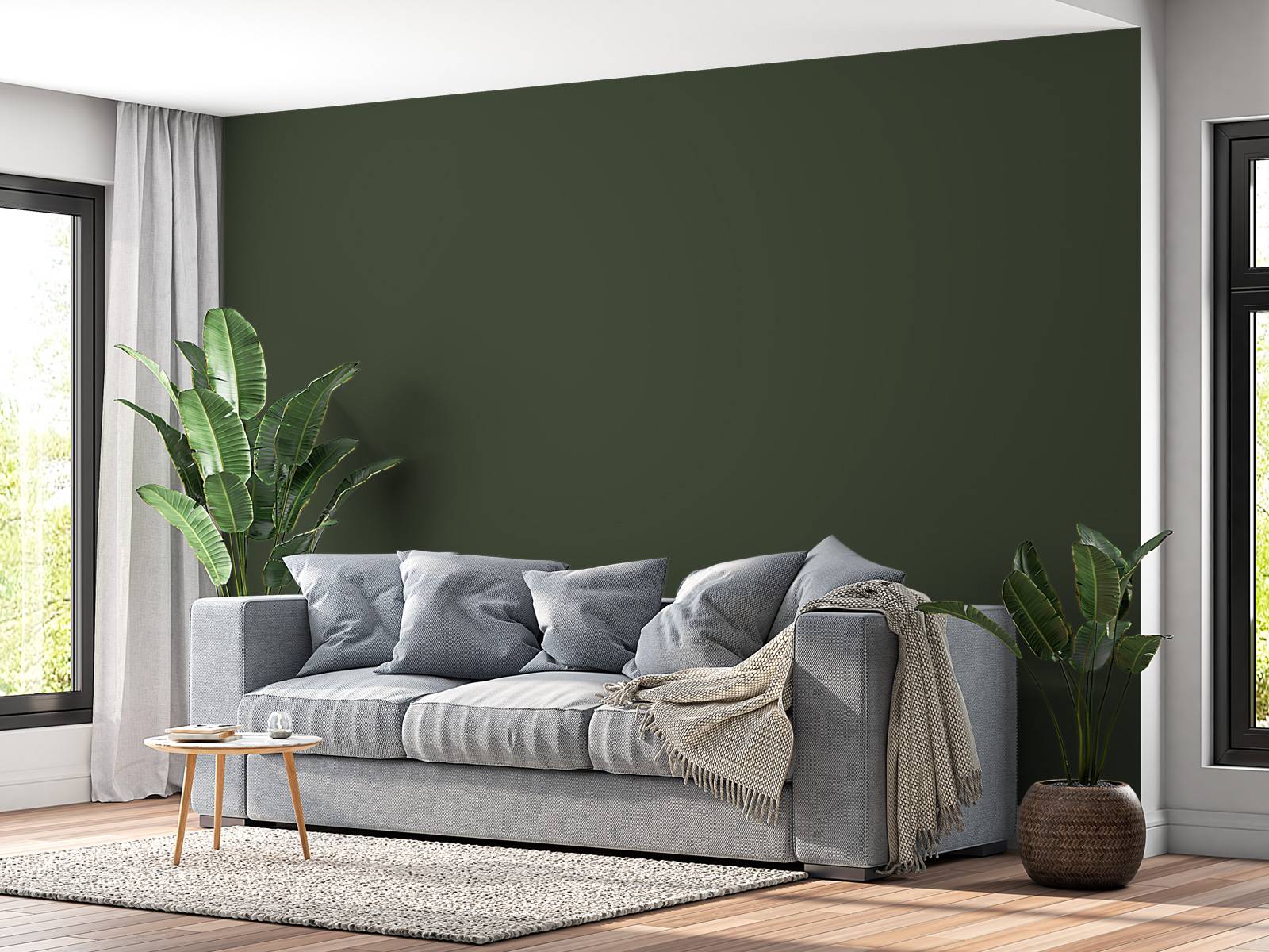 Olijfgroen camouflage