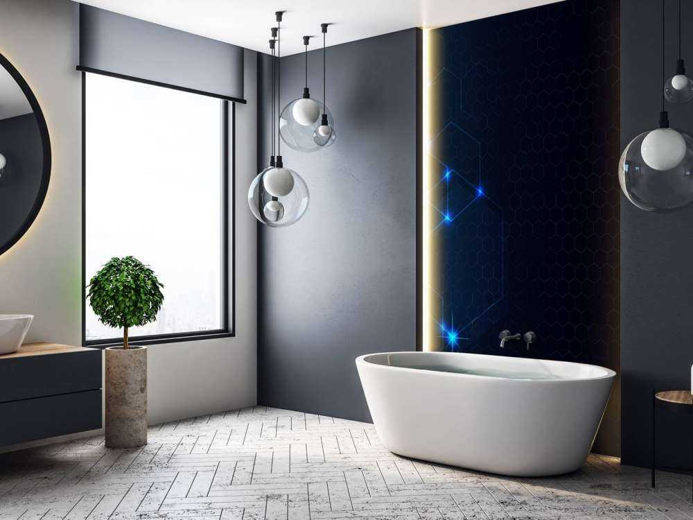 Abstracte gloeiende hexagons