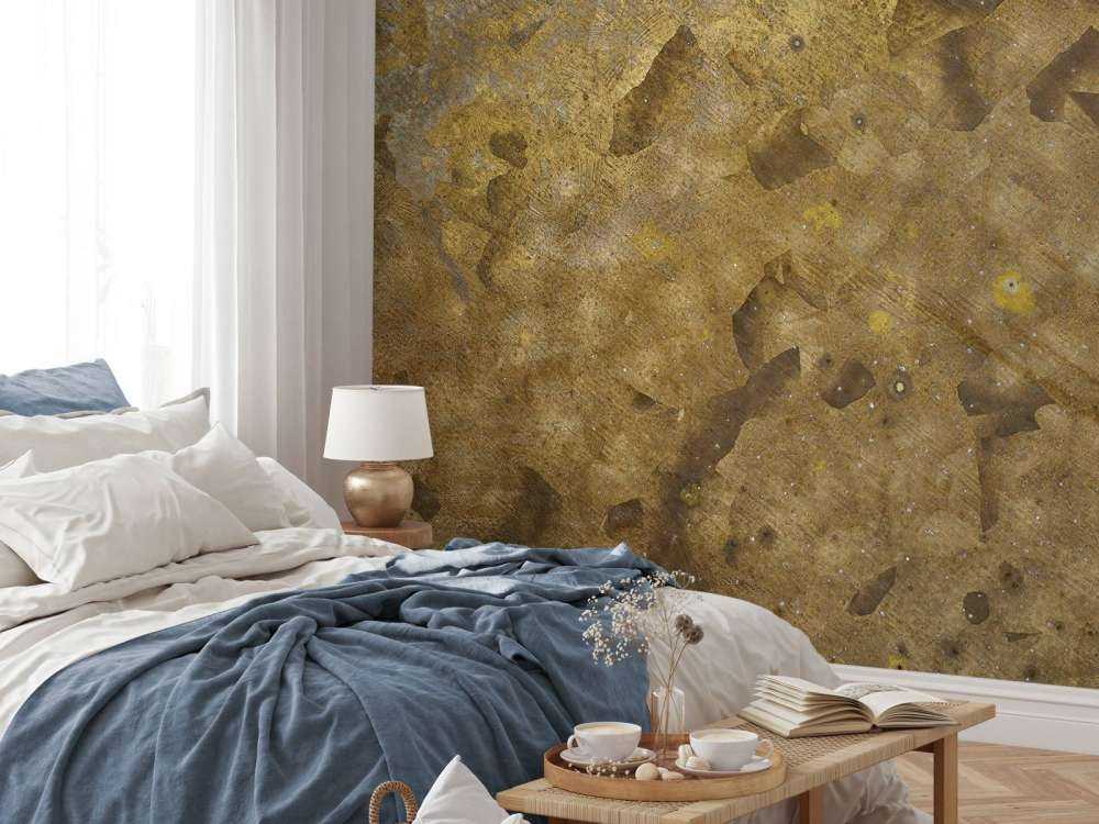 Goudkleurige structuur