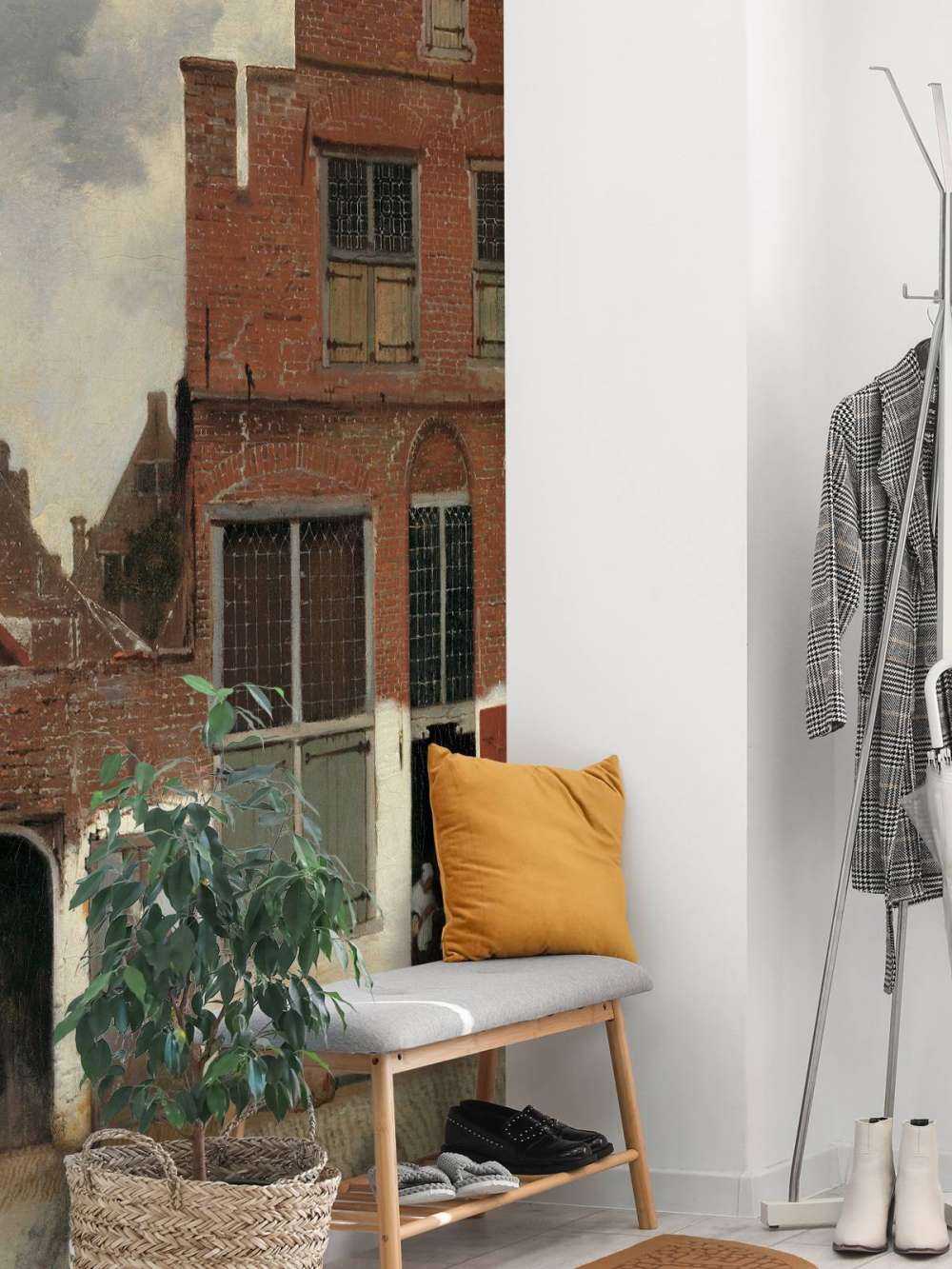 Gezicht op huizen in Delft