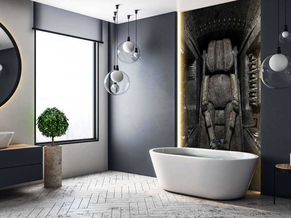 Stoel in ruimteschip