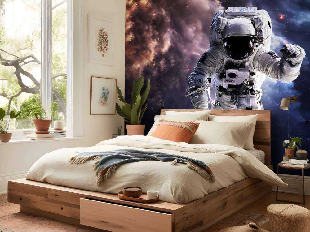 Astronaut in de ruimte