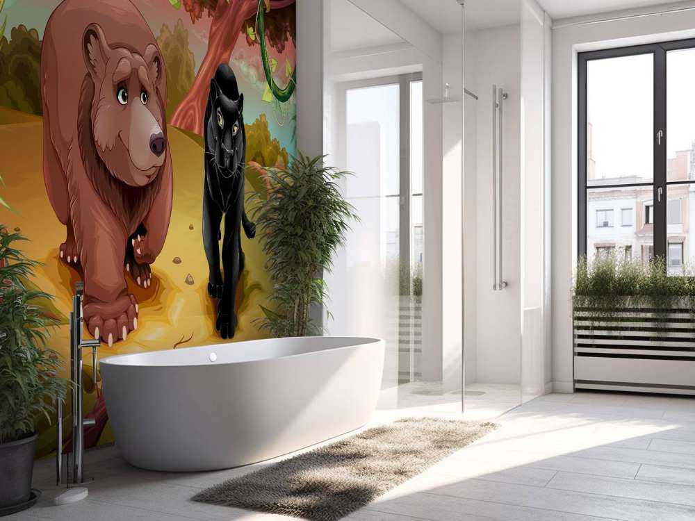 Vriendelijke jungle dieren