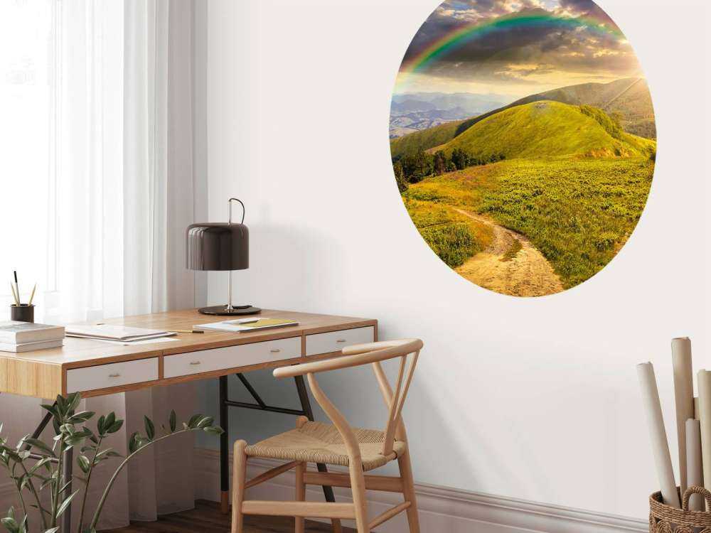 Bergen bij zonsondergang