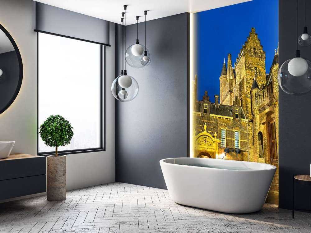 Het Binnenhof in de avond