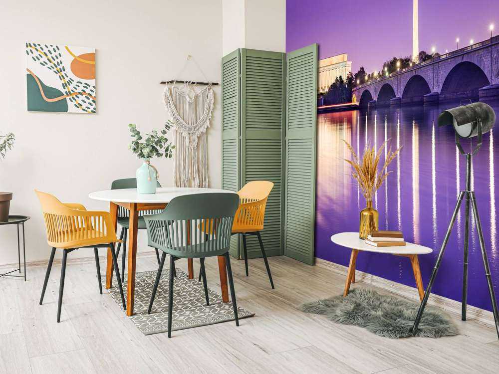 Washington met een paars effect