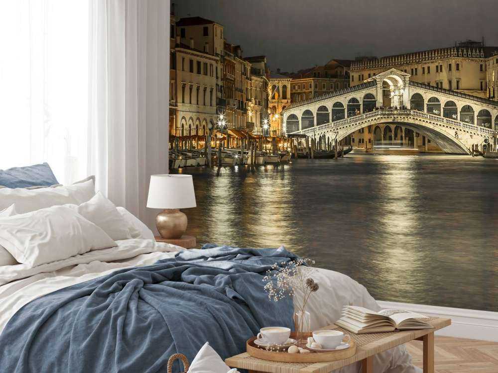 Rialtobrug in de avond