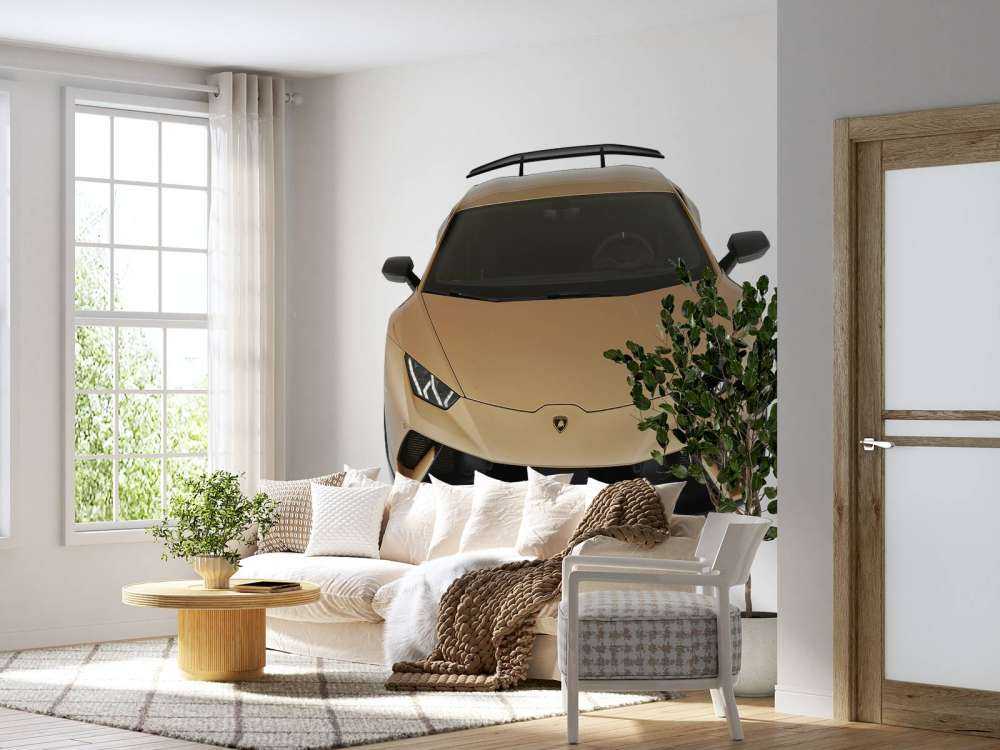 Lamborghini Huracán - Voorkant vanaf boven, wit