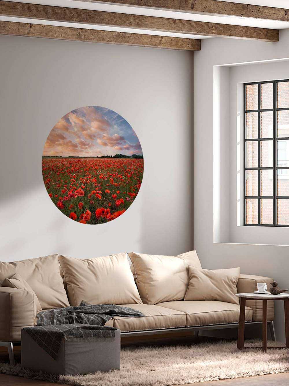 Poppy field in Sweden