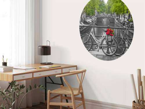 Fiets met bloemen