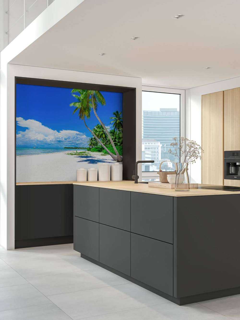 Paradijselijk tropisch strand