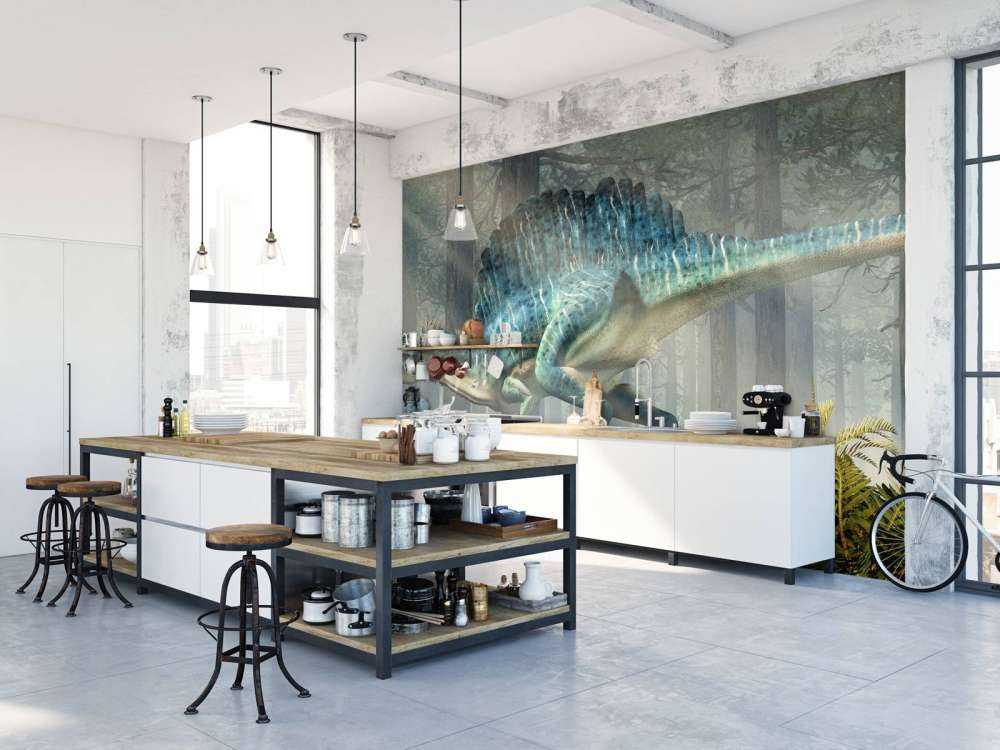 Spinosaurus in een bos