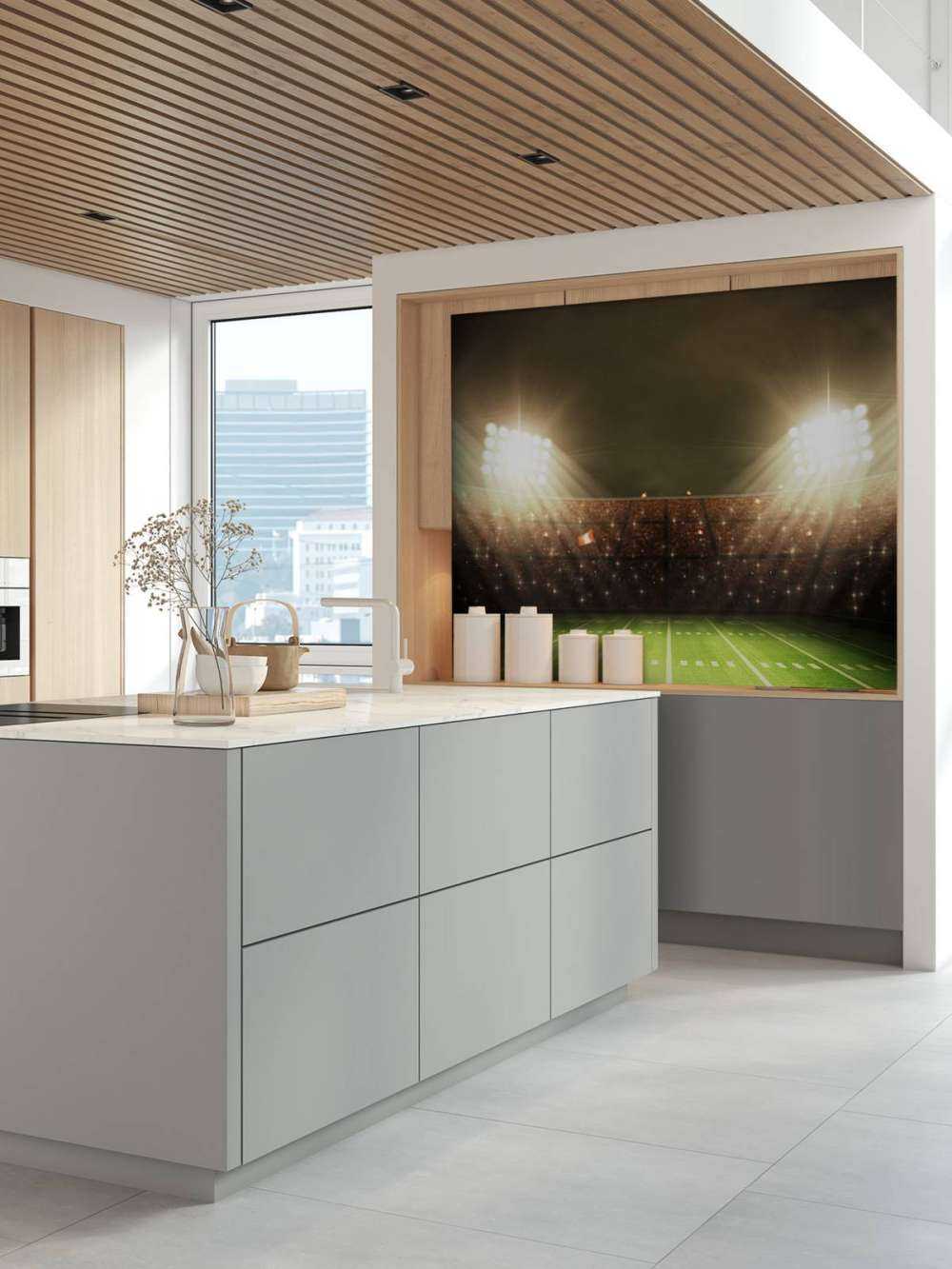 Amerikaans voetbalstadion