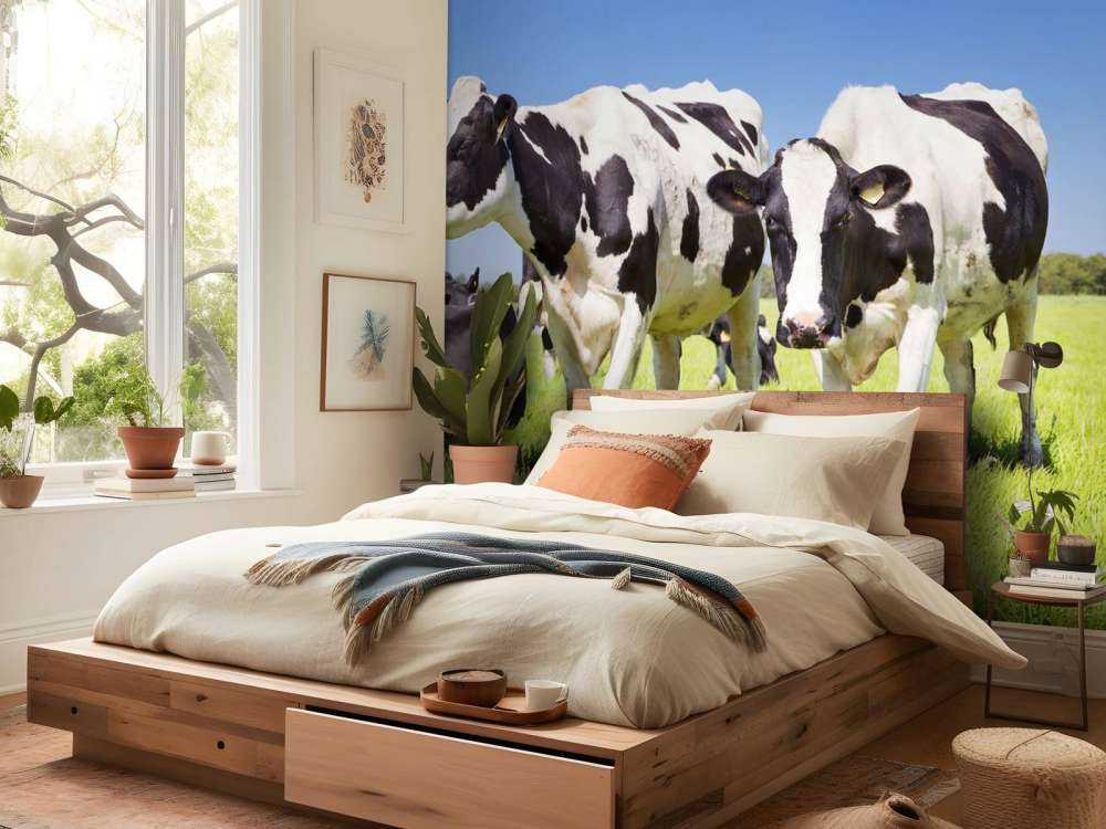 Fotobehang koeien
