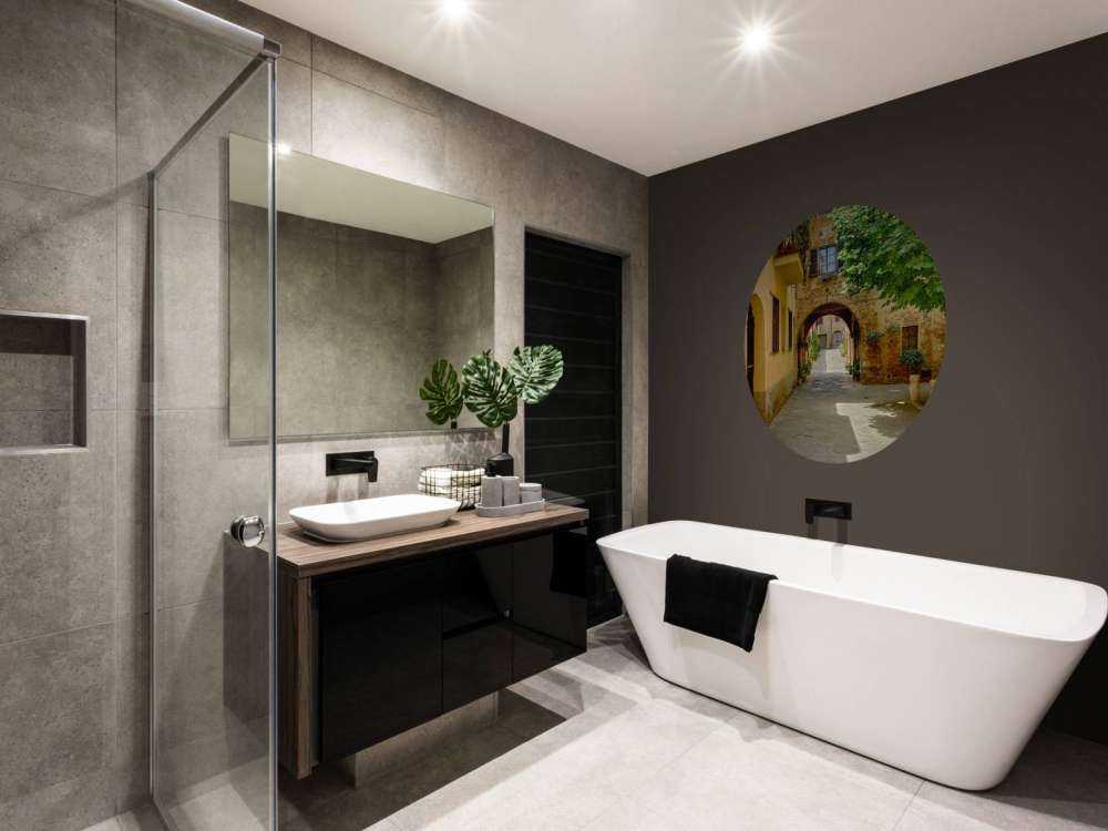 Mooi straatje met boog