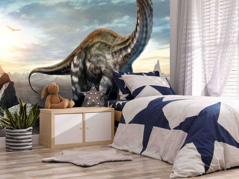 Apatosaurus in de bergen