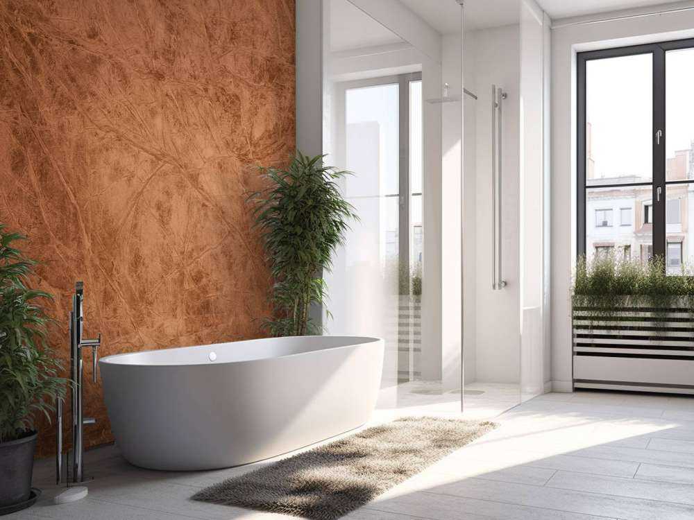 Terracotta met lijnen