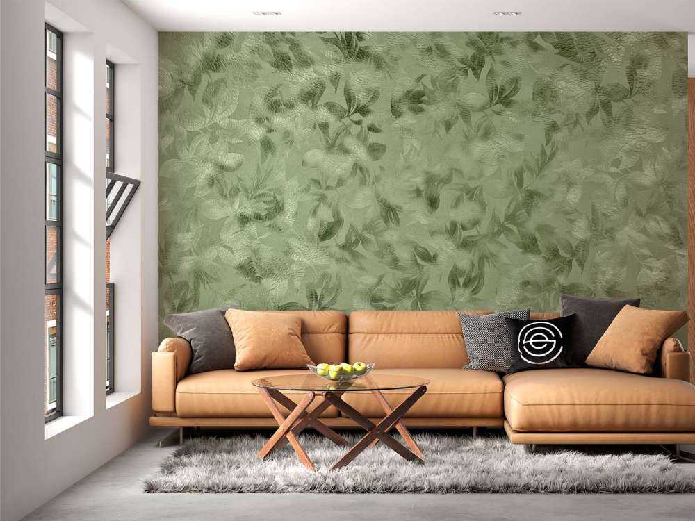 Groene bloemen structuur